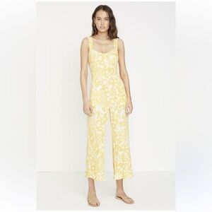 Faithful the Brand Kasbah Jumpsuit Yellow Hestia Floral size Medium